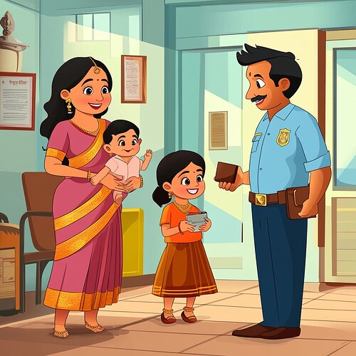 freemindscafe_A_mother_is_wearing_indian_kurta_holding_a_1.5__8dc6d15d-5463-4b81-b9b1-d35ec981a07d_2